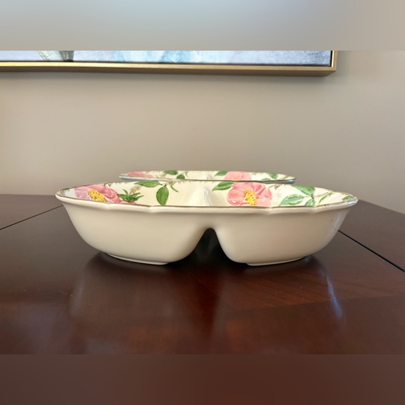 Franciscan Desert Rose - Oval Divided Serving Bowls (2) - Picture 8 of 11